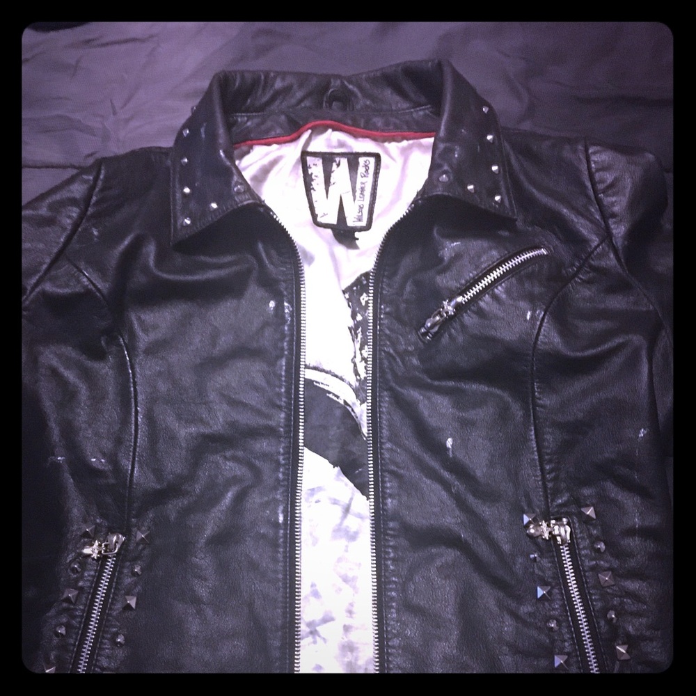 BLACK WILSONS LEATHER JACKET